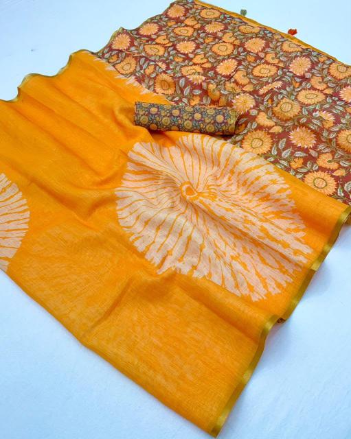 Svara lisha linen-3 famous saree market in surat